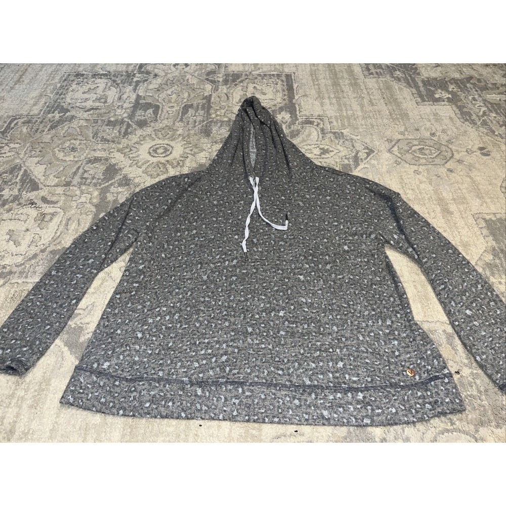 LIVI Hoodie Womens Sz XL 14/16 Soft Pullover Stretch‎ Animal Print